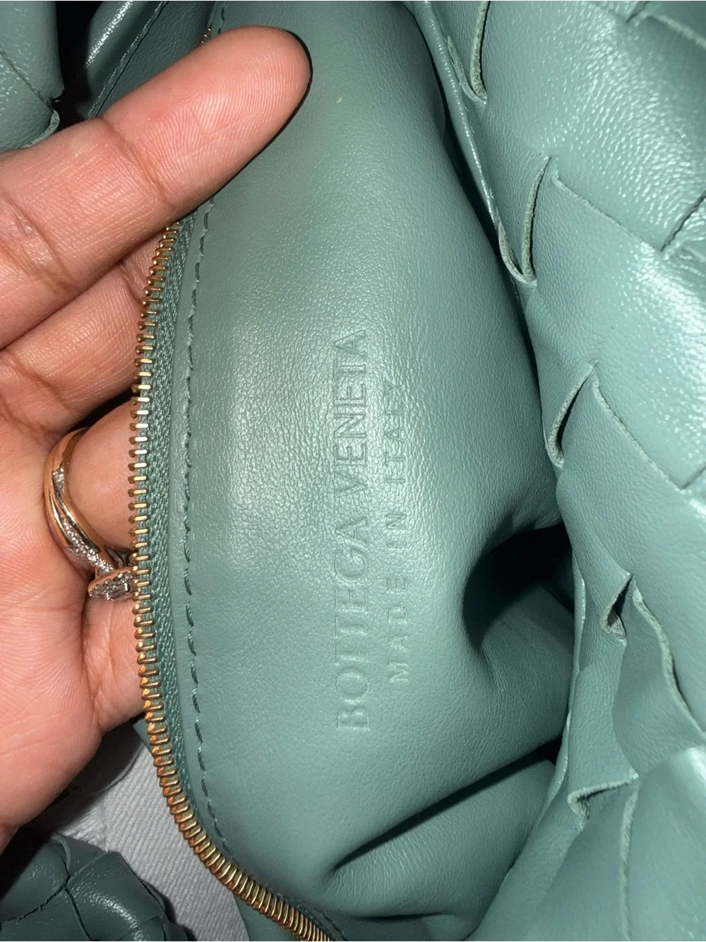 Bottega Veneta sage green